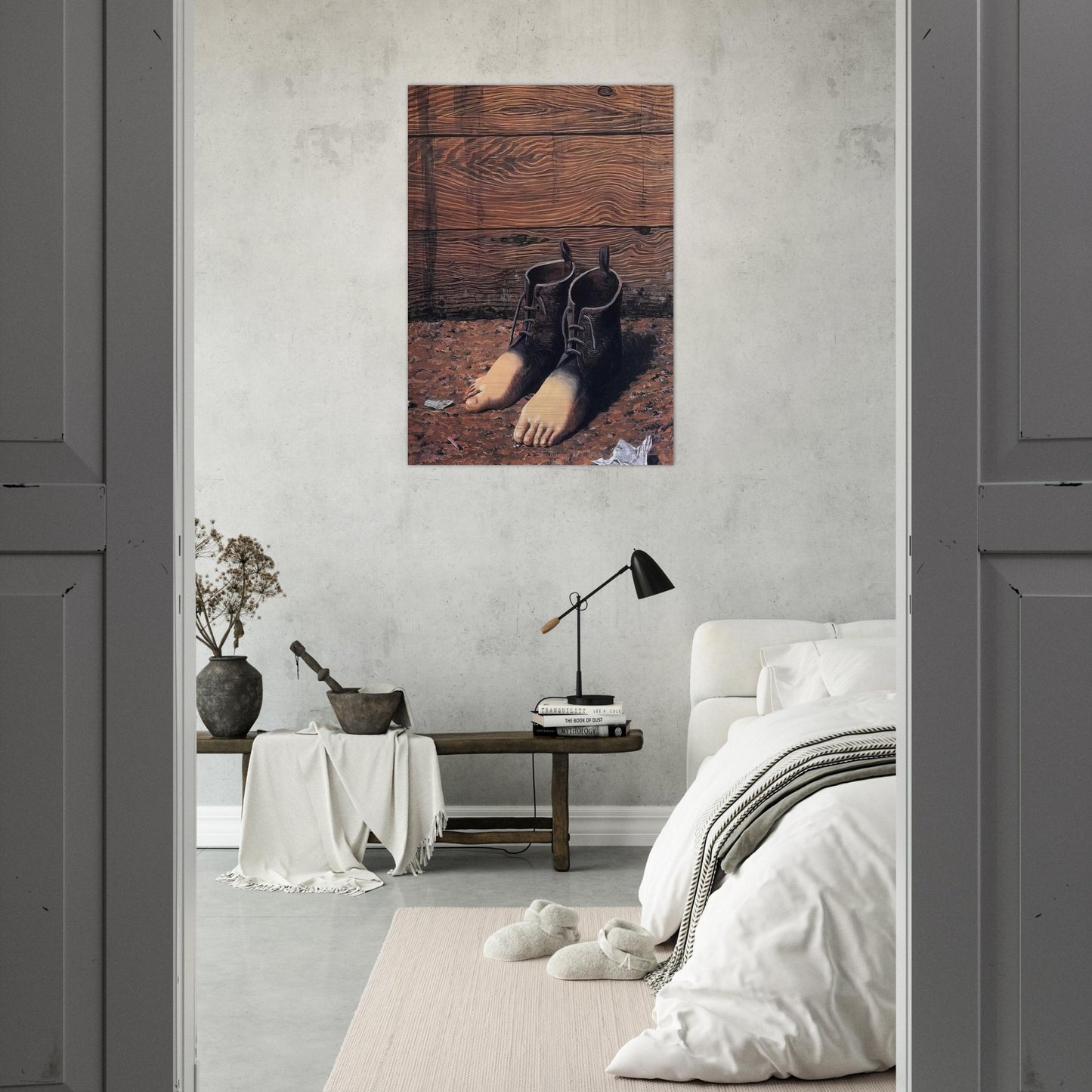 THE RED MODEL 1935 - Rene Magritte Brushed Aluminum Print - 70x100 cm / 28x40 inches | Rene Magritte Aluminum Print | Rene Magritte Prints
