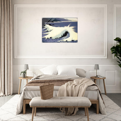The White Wave - Eyvind Earle Acrylic Print - 70x100 cm / 28x40″ inches