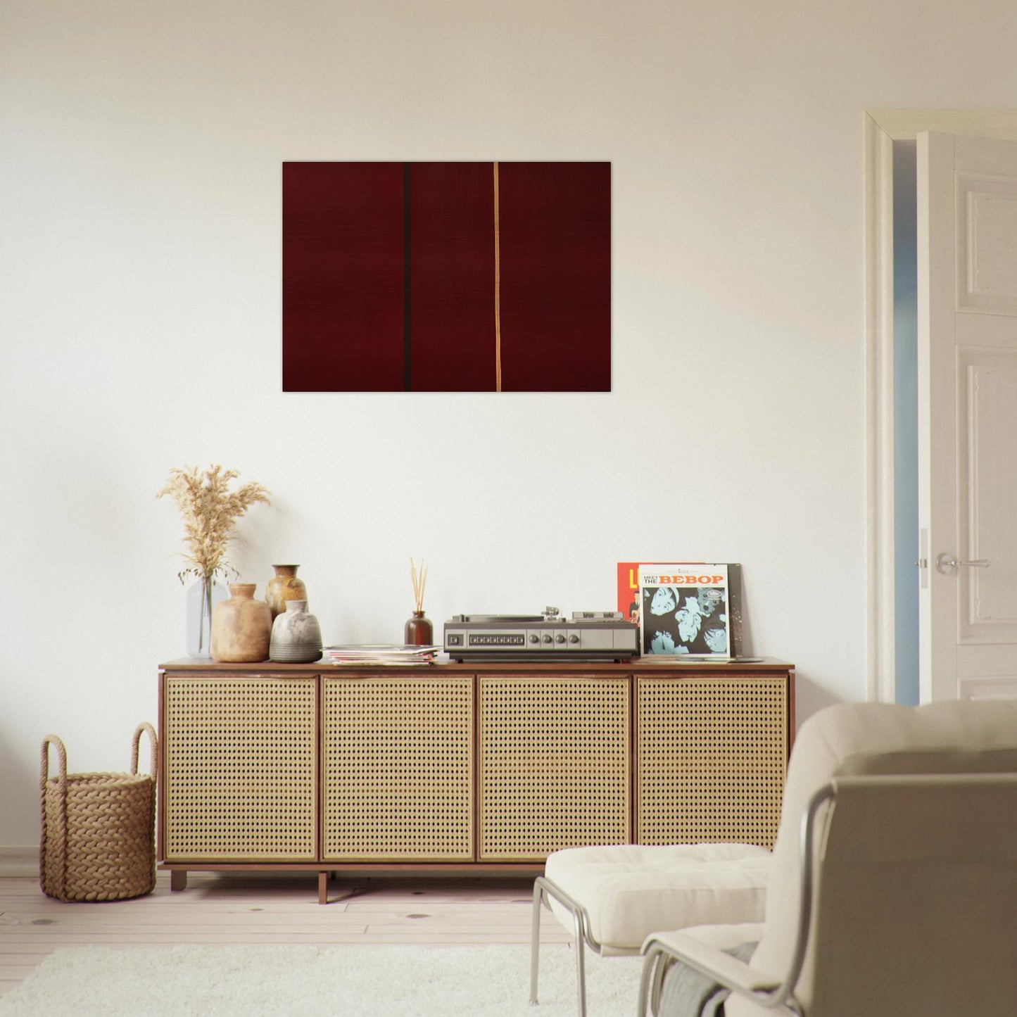 Covenant - Barnett Newman Brushed Aluminum Print - 70x100 cm / 28x40 inches | Barnett Newman Aluminum Print | Barnett Newman Prints