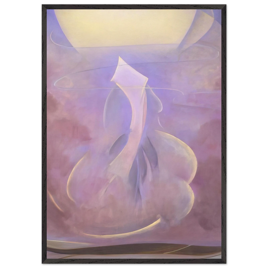 Ascent aka Liberation - 1946 - Agnes Lawrence Pelton 70x100 cm / 28x40 inches Framed Art Print – Black Wooden Frame