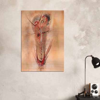 Don Juan - 1944 - Wols Brushed Aluminum Print - 70x100 cm / 28x40 inches | Wols Aluminum Print | Wols Prints