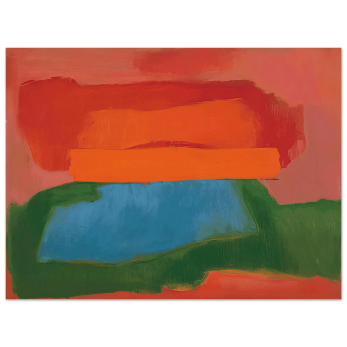 Esteban Vicente - NUMBER 2 1967  75x100 cm / 30x40inches Fine Art Poster