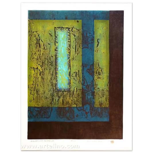 Hiroyuki Tajima - Oriental Wall - 1970  75x100 cm / 30x40inches Fine Art Poster