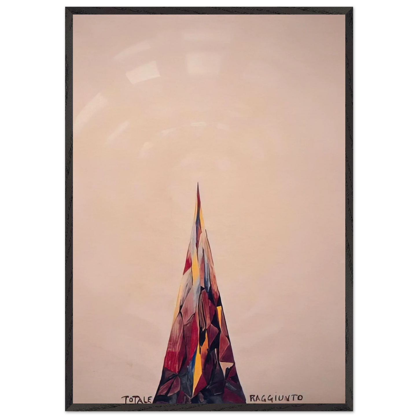 Totale - 1930 Italy - Benedetta Cappa 70x100 cm / 28x40 inches Framed Art Print – Black Wooden Frame