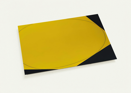 DISTORTED CIRCLE WITHIN A POLYGON I 1972 By Robert Mangold Pack of 10 Post Cards | Robert Mangold Post Cards | A6 (10.5 x 14.8 cm) - 4.1 x 5.8 inches