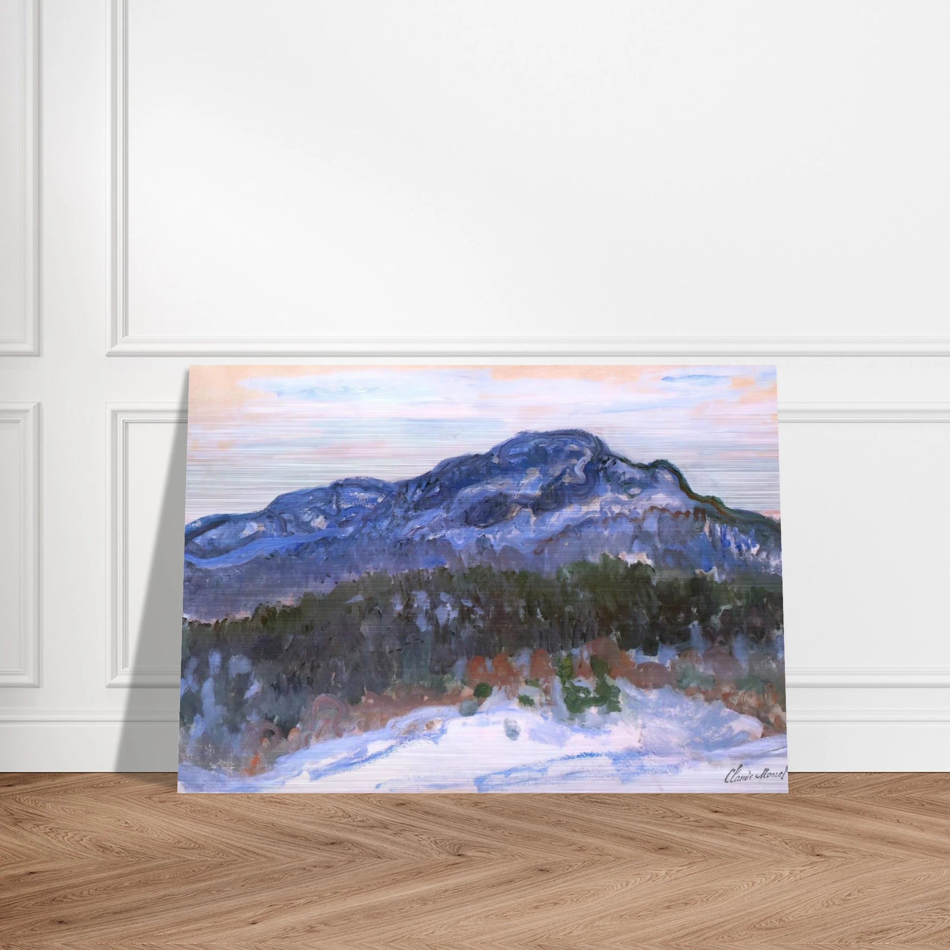 Mount Kolsaas - claude monet Brushed Aluminum Print - 70x100 cm / 28x40 inches | claude monet Aluminum Print | claude monet Prints