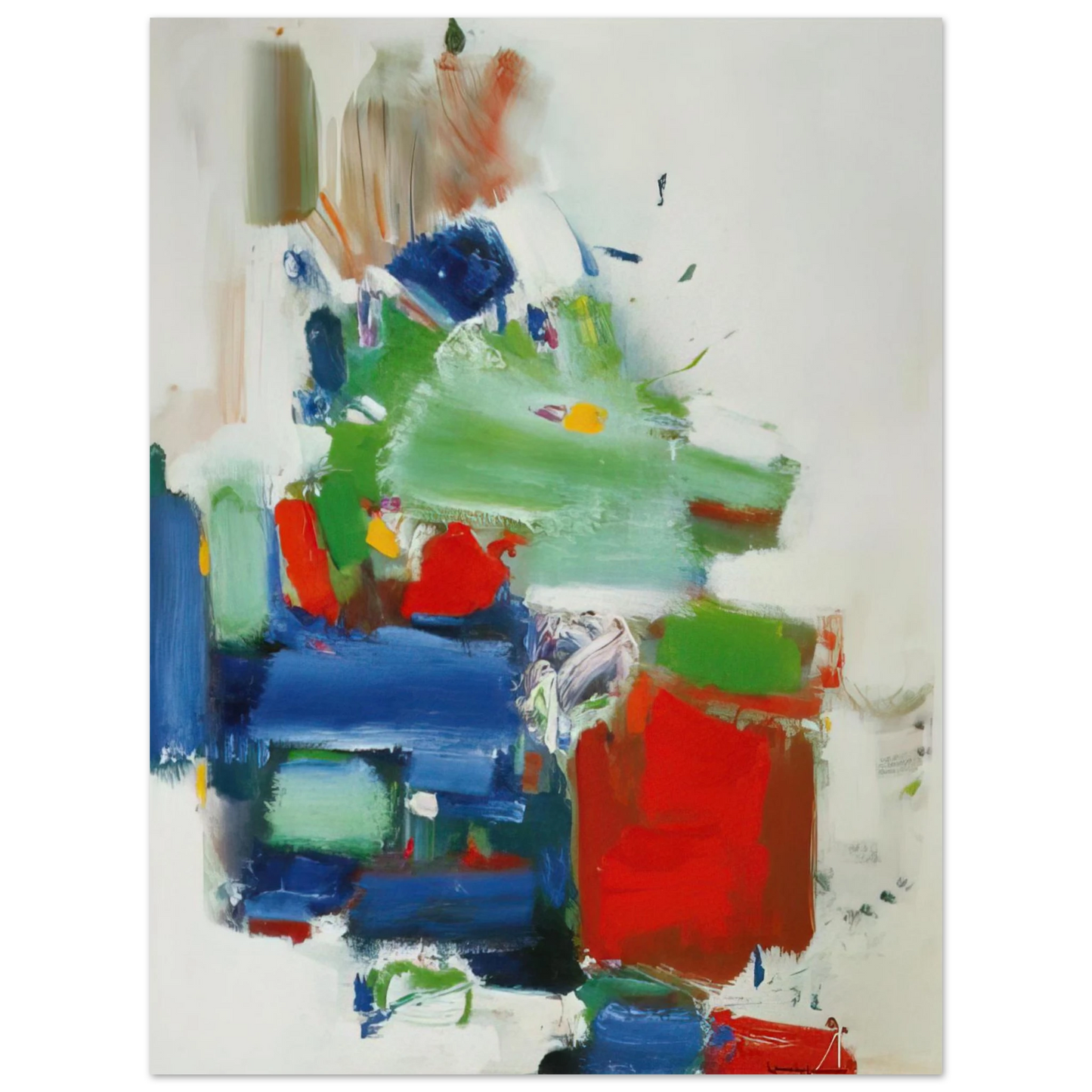 Hans Hofmann - Art Like Love Is Dedication  75x100 cm / 30x40inches Fine Art Poster