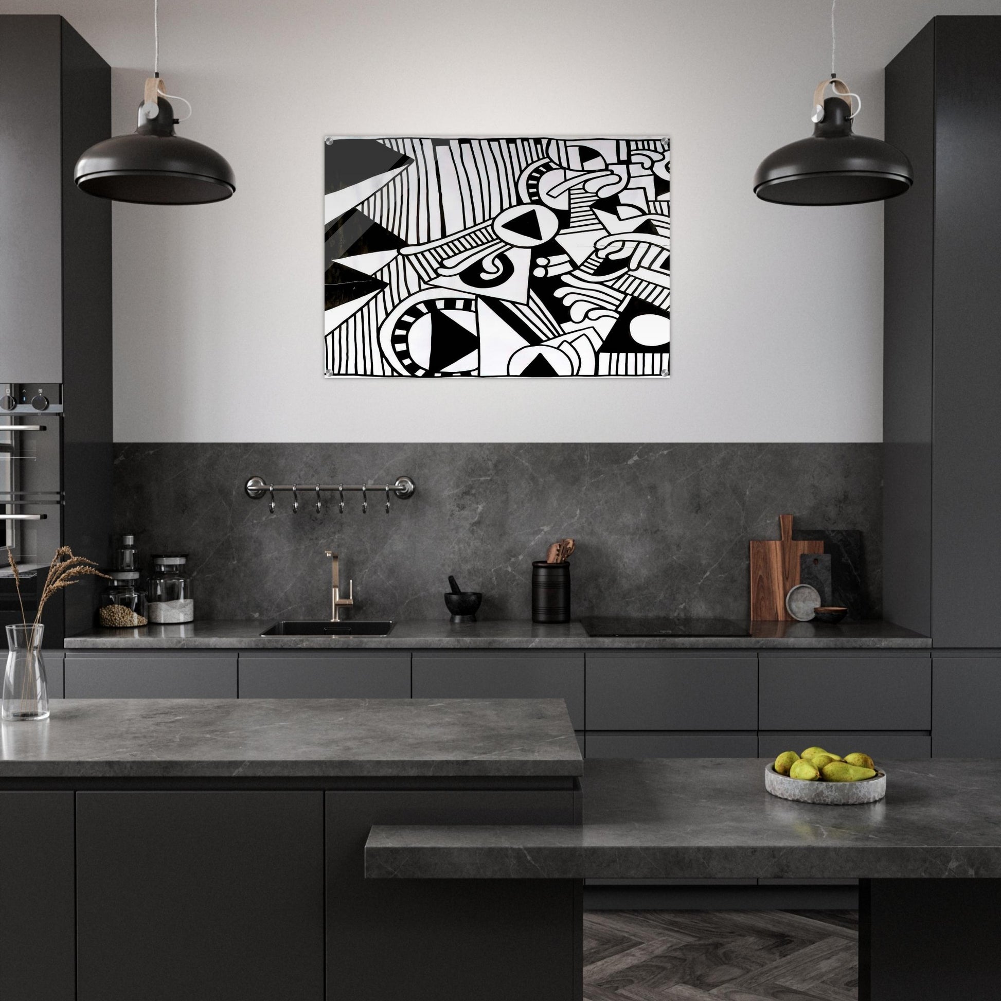 UNTITLED 1978 1 - Keith Haring Acrylic Print - 70x100 cm / 28x40″ inches