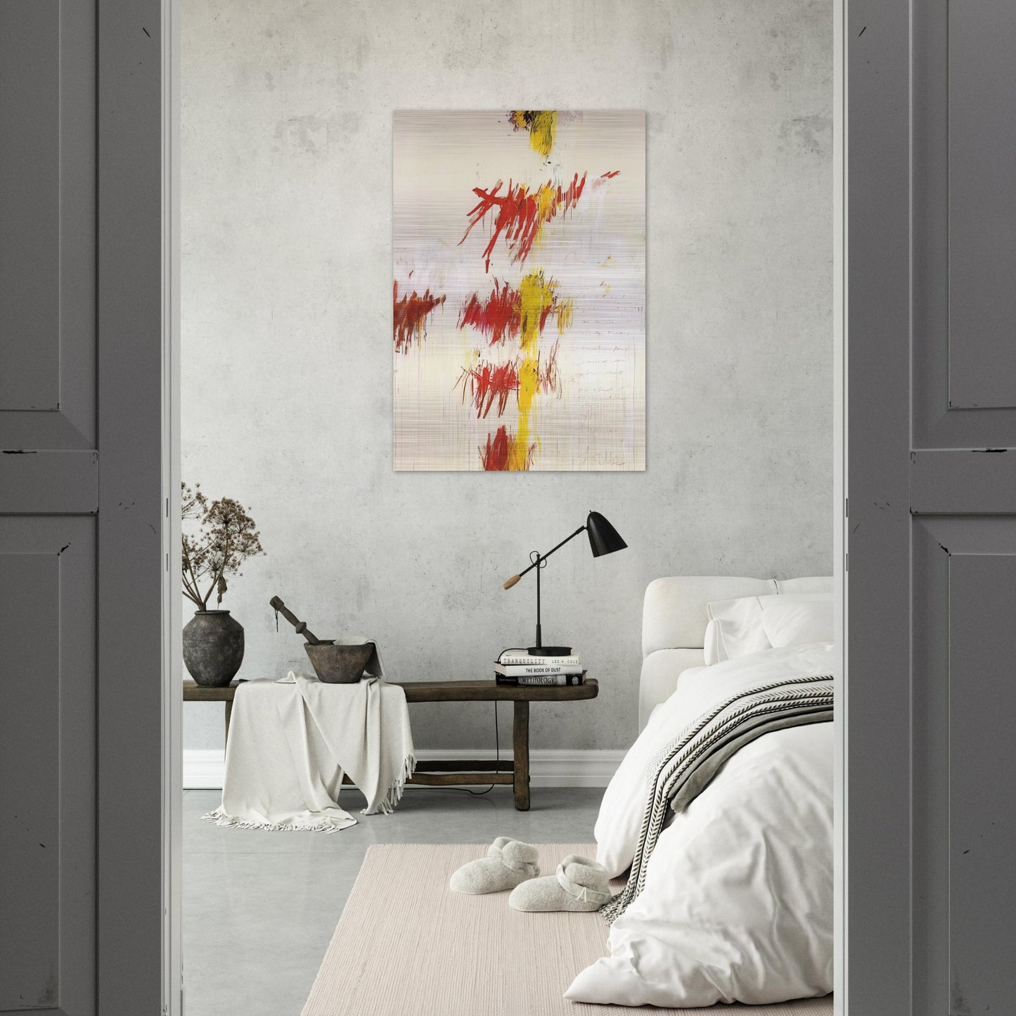 Quattro Stagioni II. Primavera - Cy Twombly Brushed Aluminum Print - 70x100 cm / 28x40 inches | Cy Twombly Aluminum Print | Cy Twombly Prints