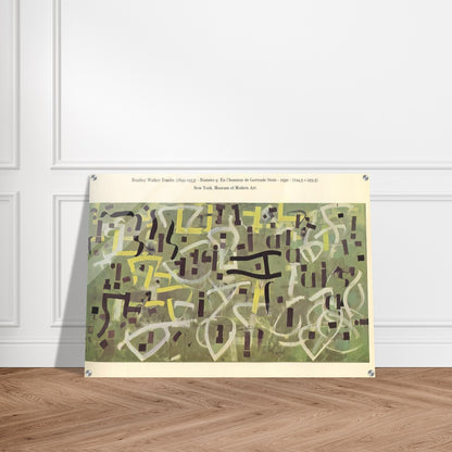 Number 9. In Praise of Gertrude Stein - 1950 - Bradley Walker Tomlin Acrylic Print - 70x100 cm / 28x40″ inches