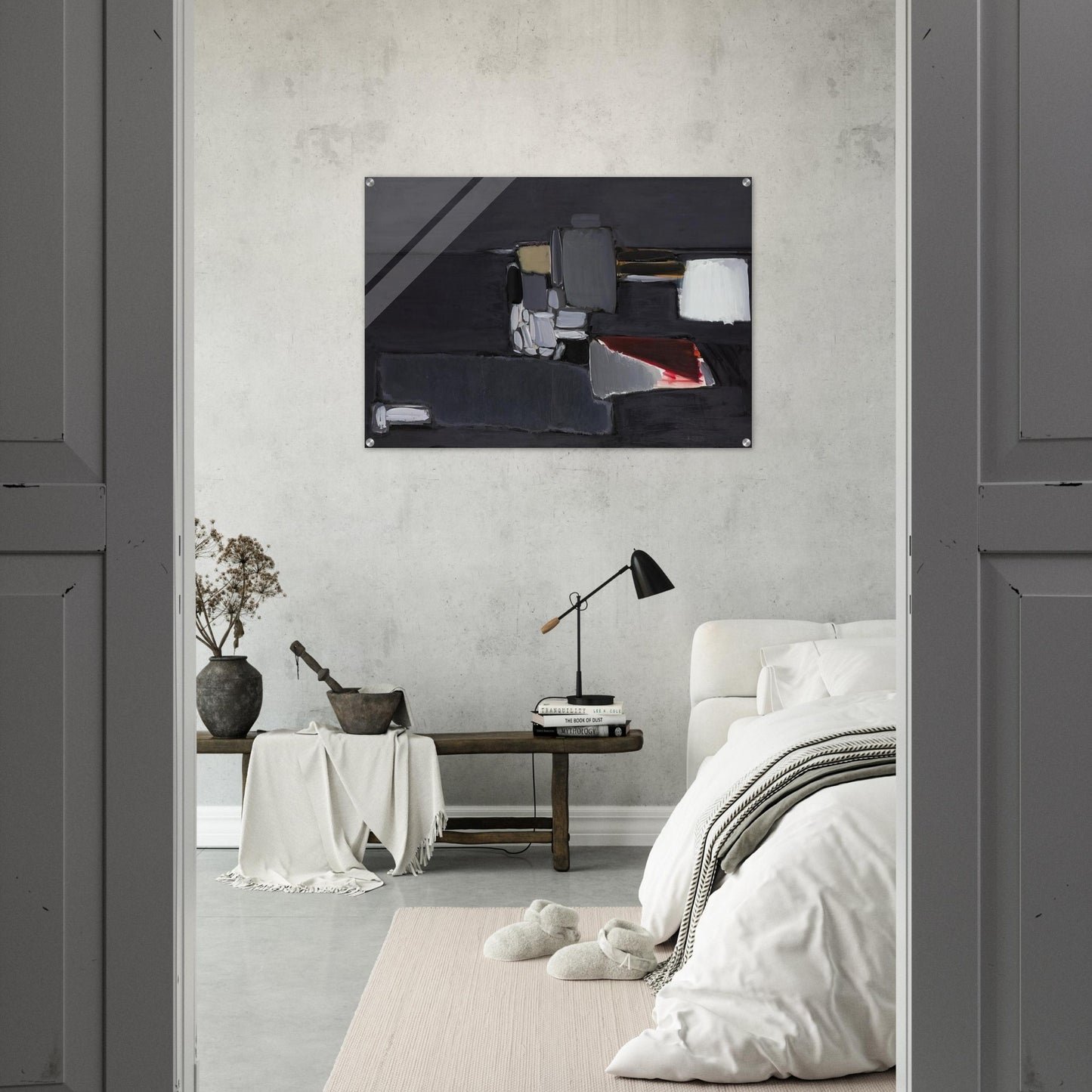 Nature morte en gris - 1955 - Nicolas de Stael Acrylic Print - 70x100 cm / 28x40″ inches