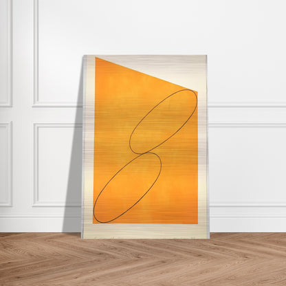 TUDY ATTIC SERIES XIV 1991 - Robert Mangold Brushed Aluminum Print - 70x100 cm / 28x40 inches | Robert Mangold Aluminum Print | Robert Mangold Prints