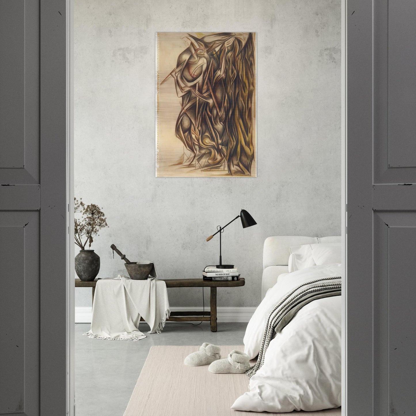UNTITLED 1941 - Jackson Pollock Brushed Aluminum Print - 70x100 cm / 28x40 inches | Jackson Pollock Aluminum Print | Jackson Pollock Prints