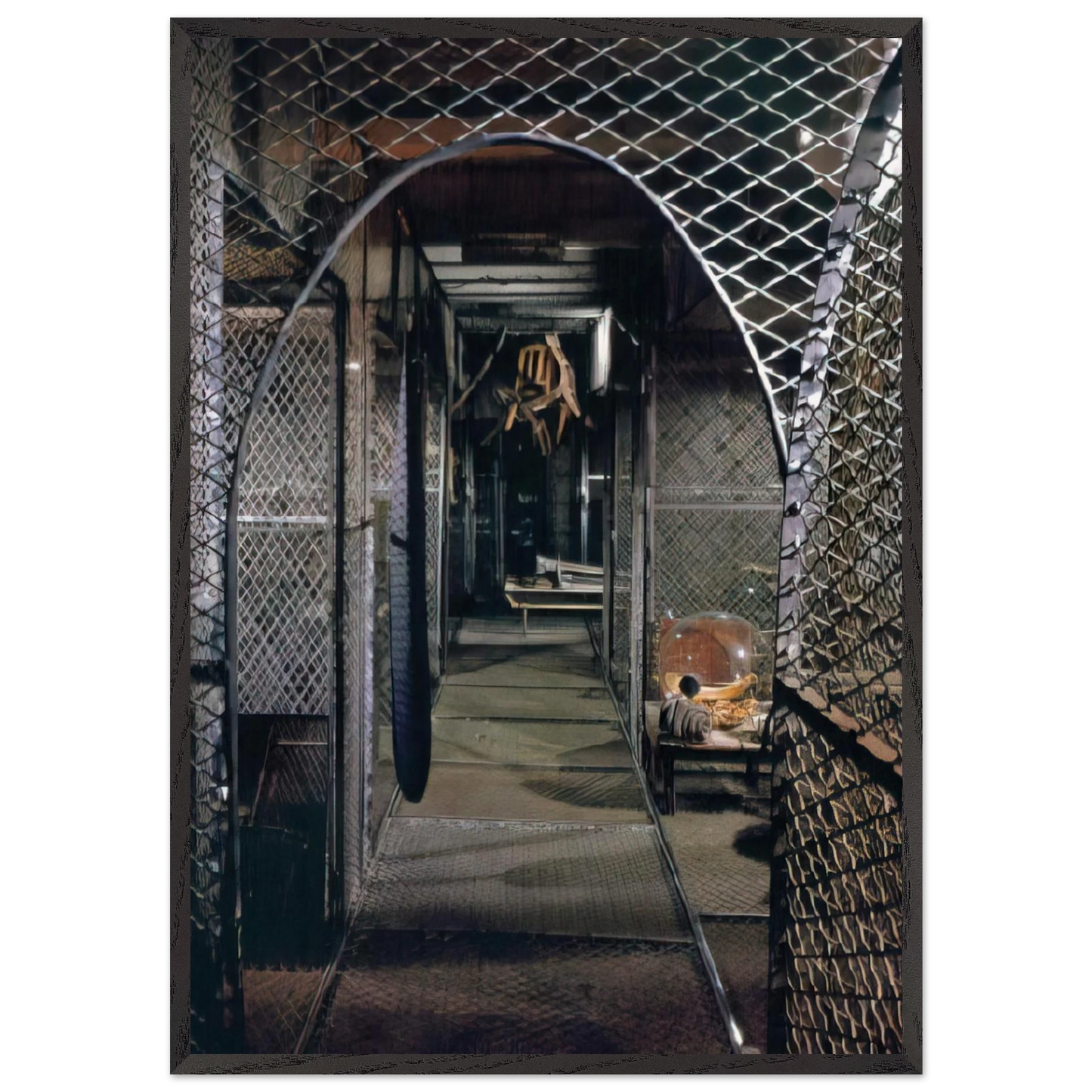 DANGEROUS PASSAGE 1997 - Louise Bourgeois 70x100 cm / 28x40 inches Framed Art Print – Black Wooden Frame