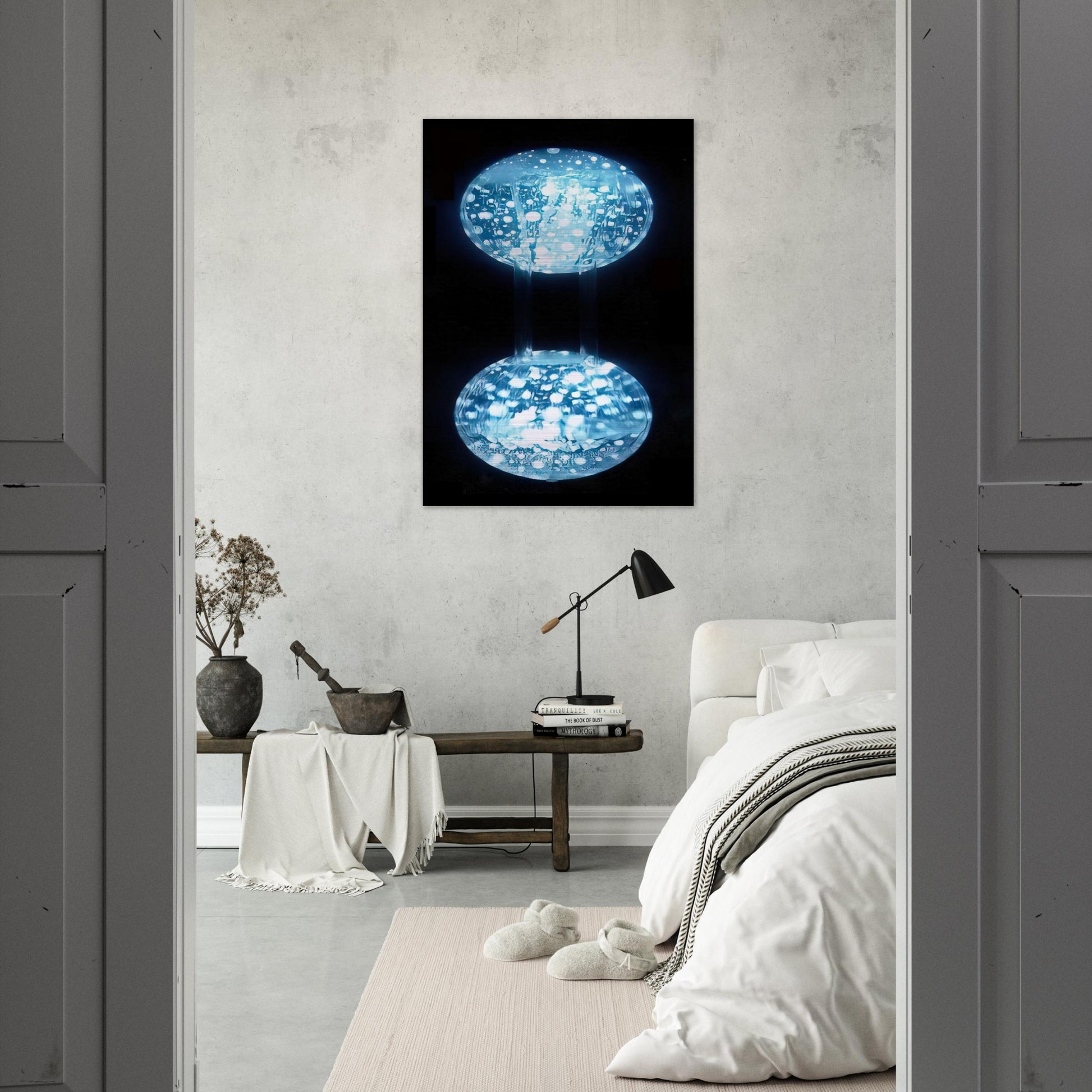 Relieve Agua Comunicante - Kinetic Art - Gyula Kosice Brushed Aluminum Print - 70x100 cm / 28x40 inches | Gyula Kosice Aluminum Print | Gyula Kosice Prints
