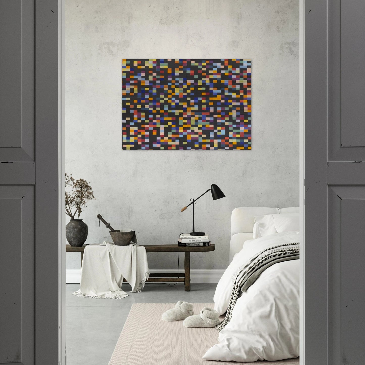 Spectrum Colors Arranged by Chance VI - Ellsworth Kelly Brushed Aluminum Print - 70x100 cm / 28x40 inches | Ellsworth Kelly Aluminum Print | Ellsworth Kelly Prints