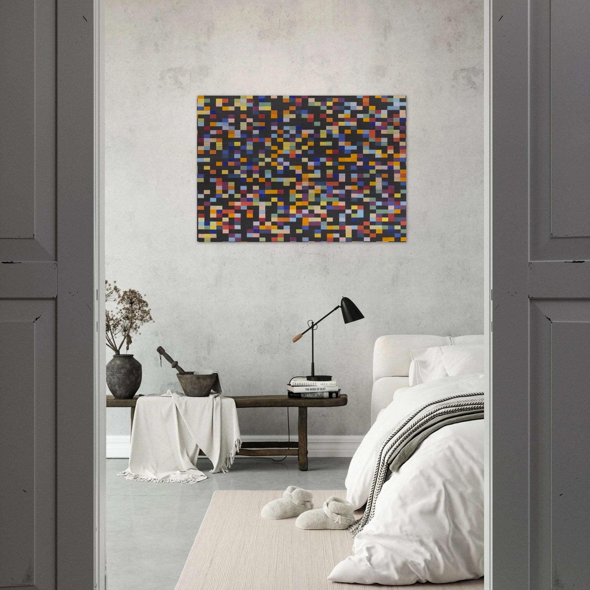 Spectrum Colors Arranged by Chance VI - Ellsworth Kelly Brushed Aluminum Print - 70x100 cm / 28x40 inches | Ellsworth Kelly Aluminum Print | Ellsworth Kelly Prints