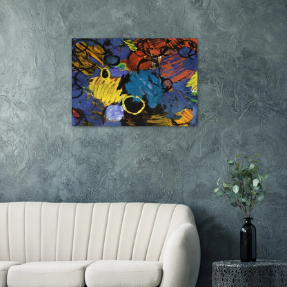 Motion - 1962 - Ernst Wilhelm Nay Brushed Aluminum Print - 70x100 cm / 28x40 inches | Ernst Wilhelm Nay Aluminum Print | Ernst Wilhelm Nay Prints