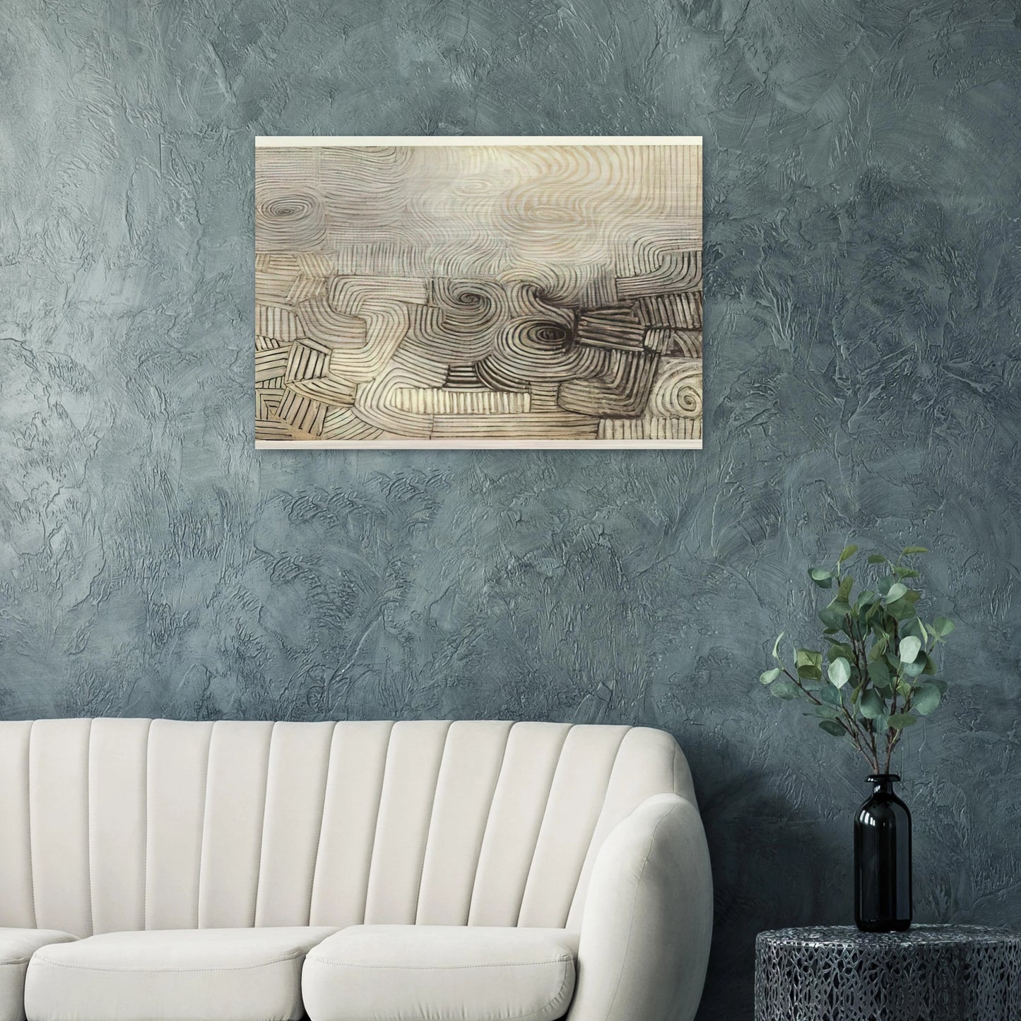 The Snowstorm - 1950 - Victor Pasmore Brushed Aluminum Print - 70x100 cm / 28x40 inches | Victor Pasmore Aluminum Print | Victor Pasmore Prints