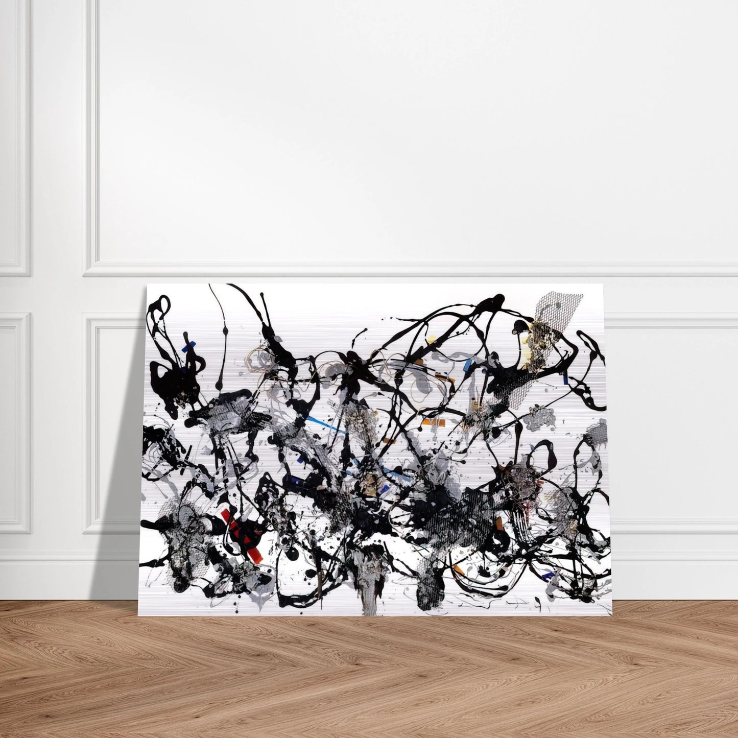 NUMBER 29 1950 - Jackson Pollock Brushed Aluminum Print - 70x100 cm / 28x40 inches | Jackson Pollock Aluminum Print | Jackson Pollock Prints