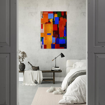 Equinox - Hans Hofmann Brushed Aluminum Print - 70x100 cm / 28x40 inches | Hans Hofmann Aluminum Print | Hans Hofmann Prints