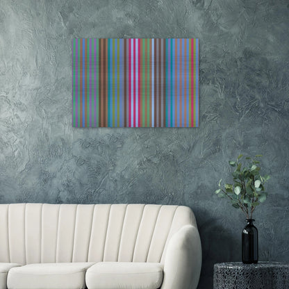 Bulletproof - 1969 - Gene Davis Brushed Aluminum Print - 70x100 cm / 28x40 inches | Gene Davis Aluminum Print | Gene Davis Prints