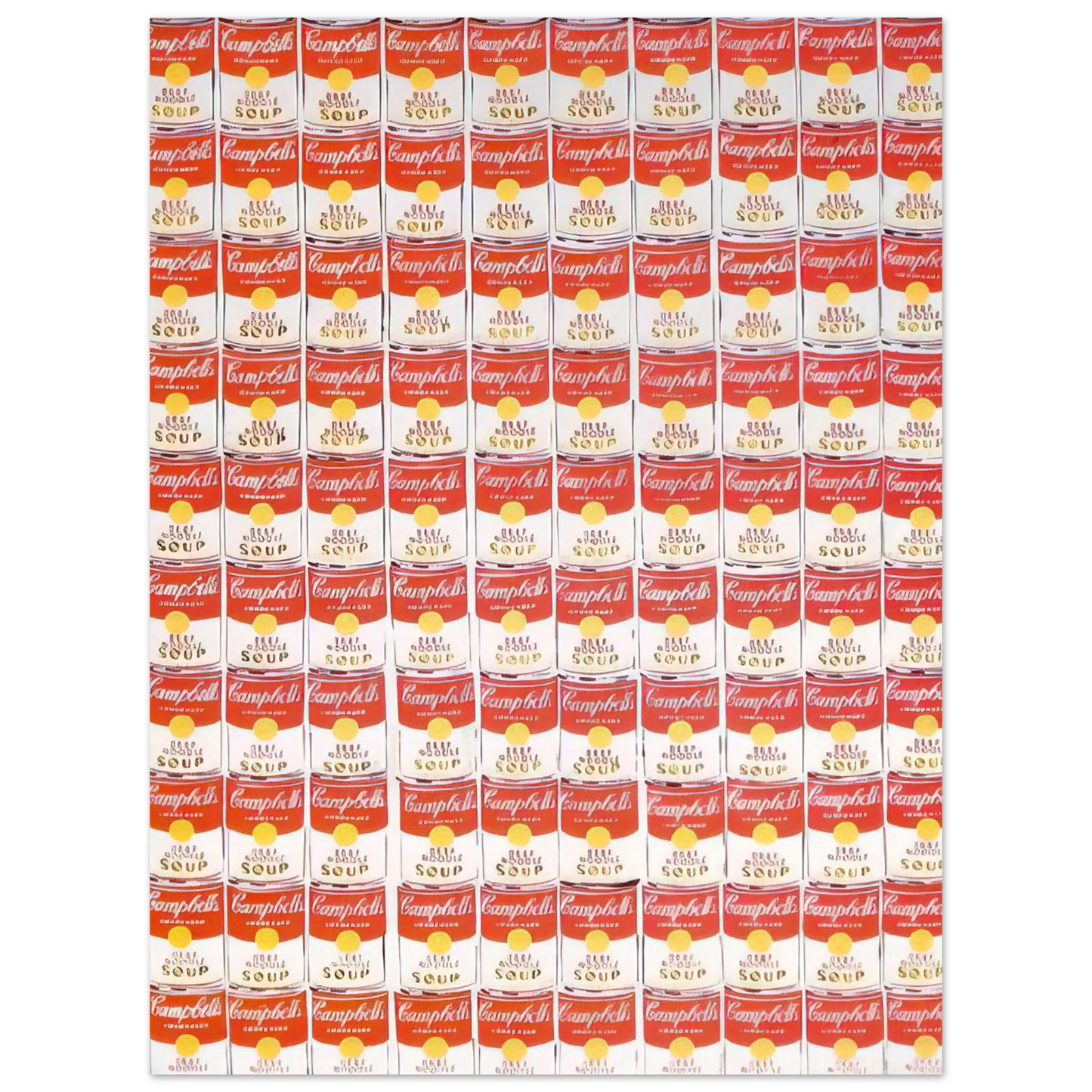 Andy Warhol - 100 Cans Fine Art Poster
