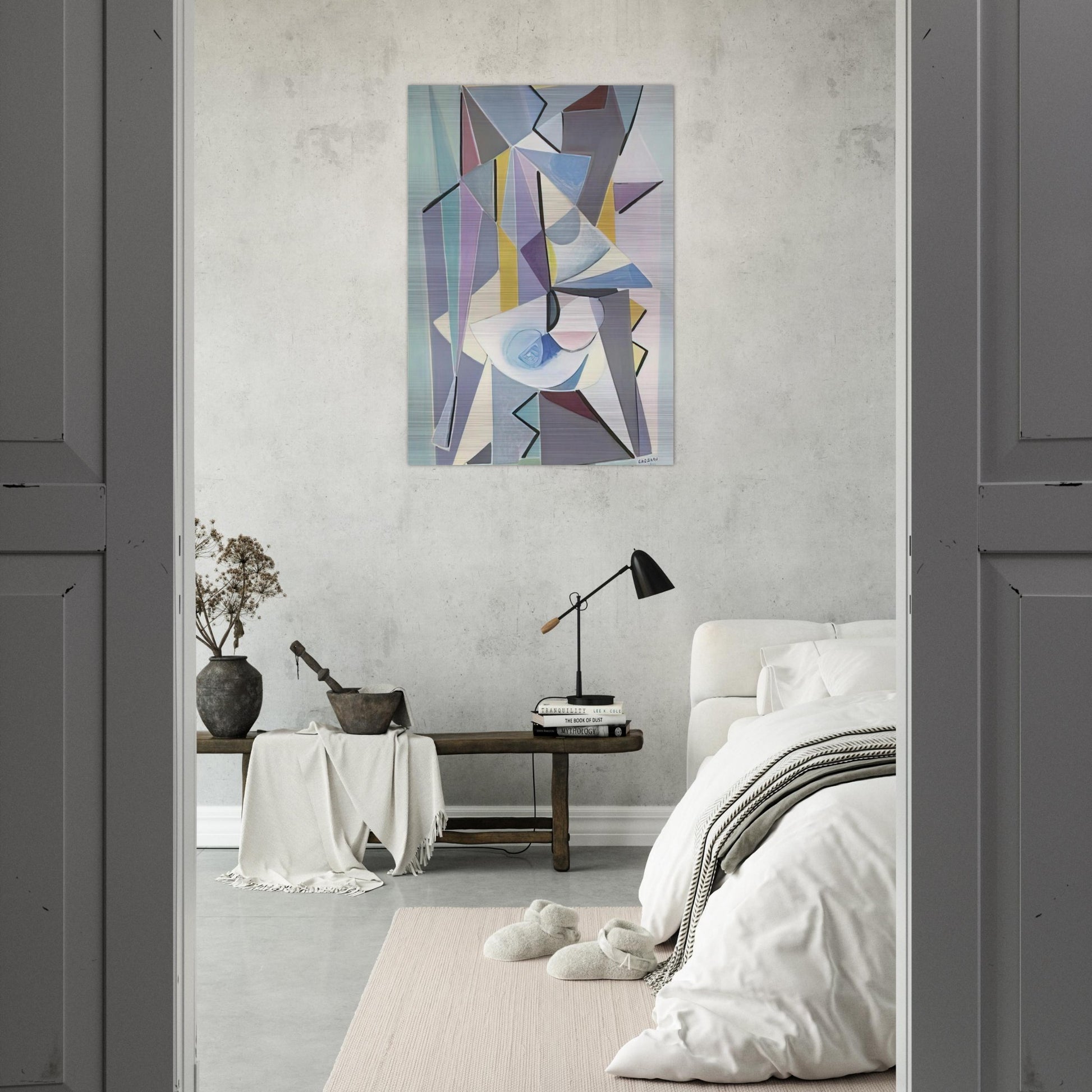 Composizione - 1951 - Bice Lazzari Brushed Aluminum Print - 70x100 cm / 28x40 inches | Bice Lazzari Aluminum Print | Bice Lazzari Prints
