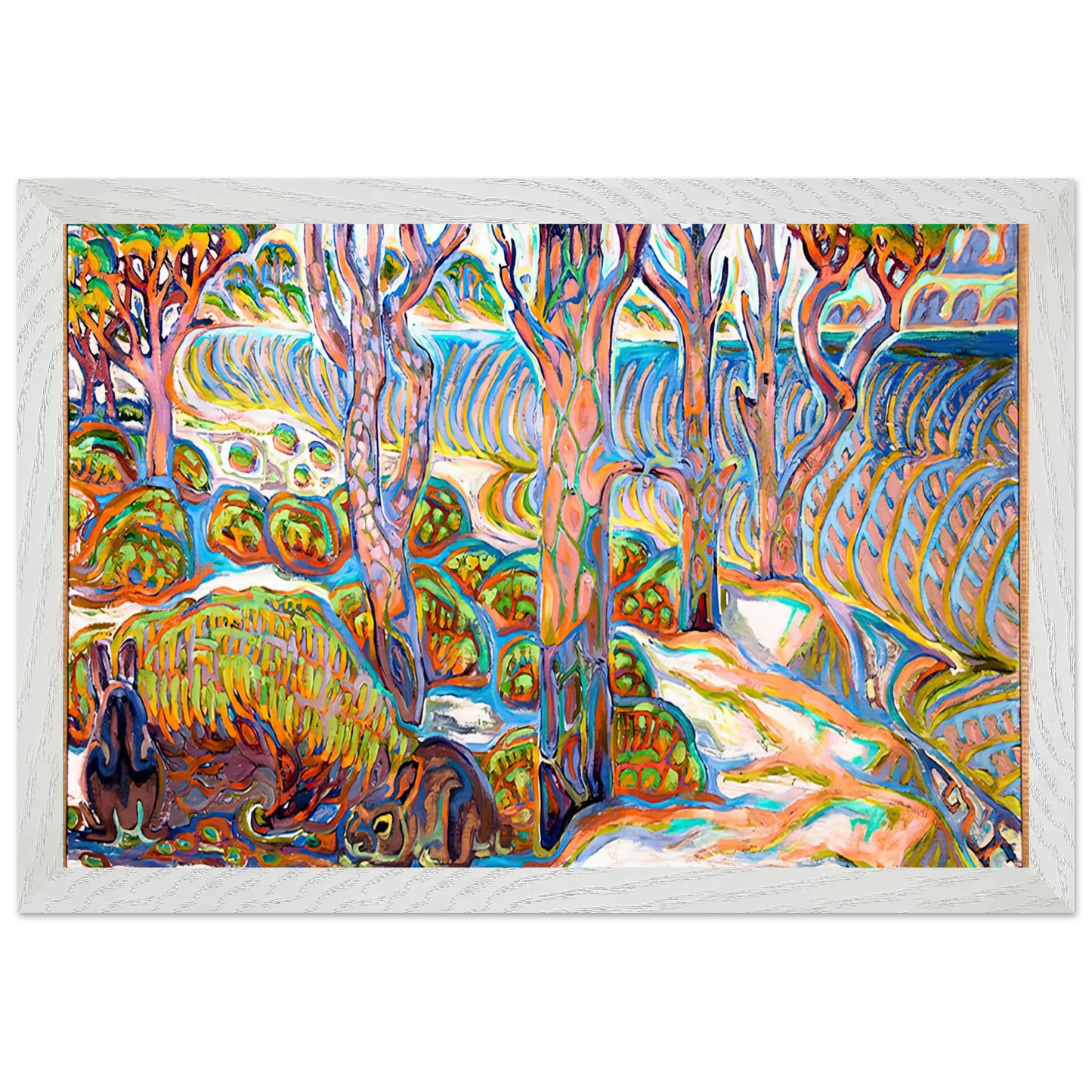 Walter Inglis Anderson - Walter Anderson Wall art - 40x50 cm / 16x20 inches - Premium Wooden Framed Poster With Fine Art Paper-canvas - Wood frame