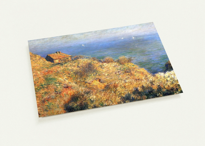 Fisherman's House at Varengeville By claude monet Pack of 10 Post Cards | claude monet Post Cards | A6 (10.5 x 14.8 cm) - 4.1 x 5.8 inches