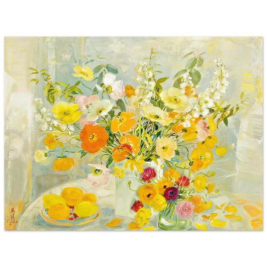 Le Pho - Flower Composition - Post-Impressionism  75x100 cm / 30x40inches Fine Art Poster