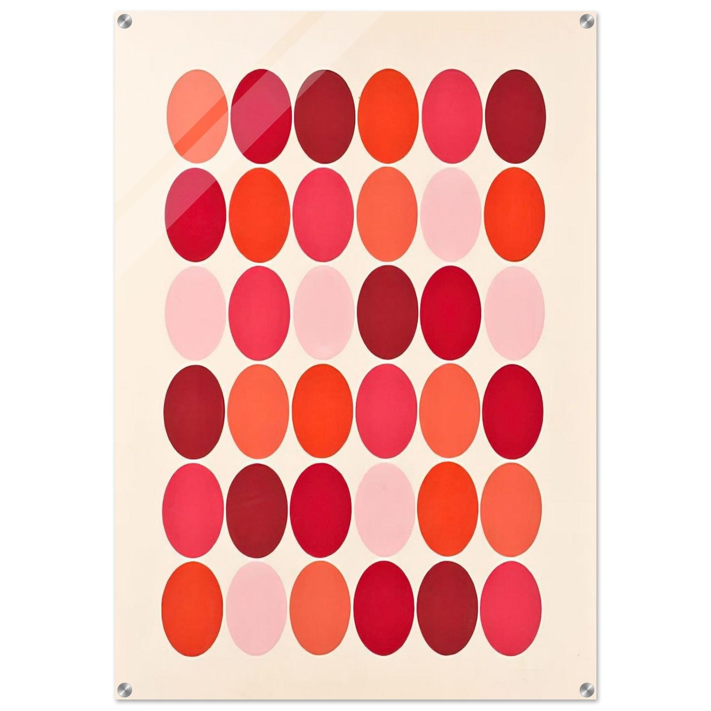 Red - 1966 - Thomas Downing Acrylic Print - 70x100 cm / 28x40″ inches | Thomas Downing Wall Art | Thomas Downing Prints