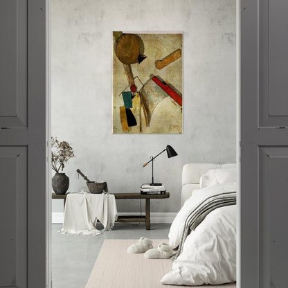 HEAVY RELIEF 1945 - Kurt Schwitters Brushed Aluminum Print - 70x100 cm / 28x40 inches | Kurt Schwitters Aluminum Print | Kurt Schwitters Prints
