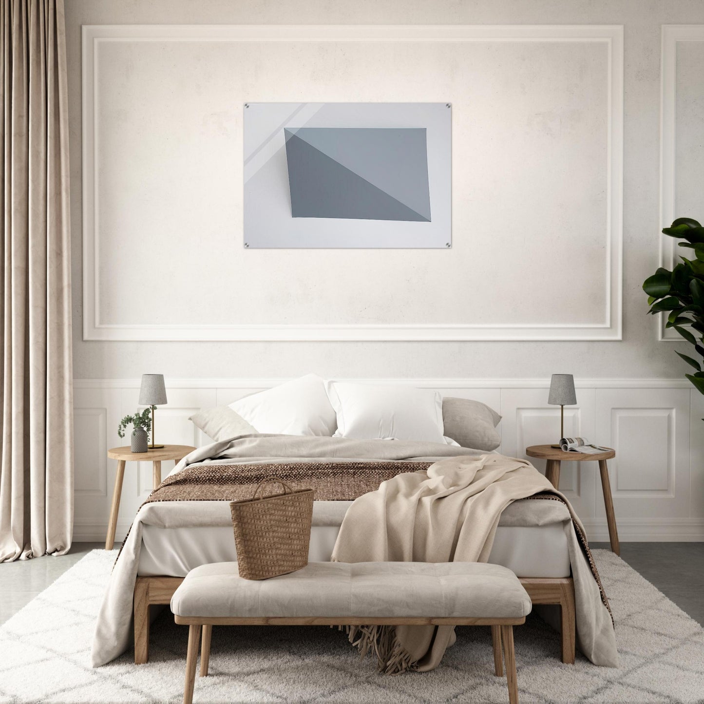 Three-Dimensional Picture diagonal folding - 1966 - Charlotte Posenenske Acrylic Print - 70x100 cm / 28x40″ inches | Charlotte Posenenske Wall Art | Charlotte Posenenske Prints