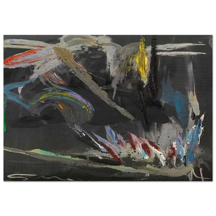 Take That Back Black #282 - 1984 - Stephen Mueller Brushed Aluminum Print - 70x100 cm / 28x40 inches | Stephen Mueller Aluminum Print | Stephen Mueller Prints