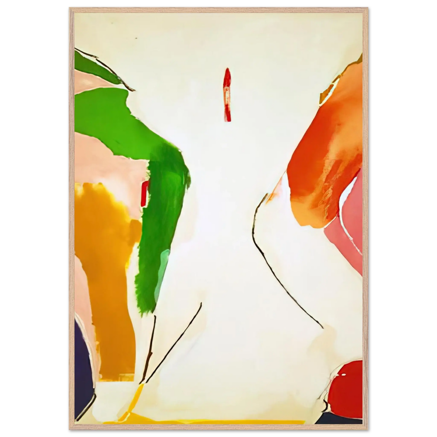 Helen Frankenthaler - Living Edge - 1973 Wall art - 70x100 cm / 28x40 Inches - Fine Art Poster - -