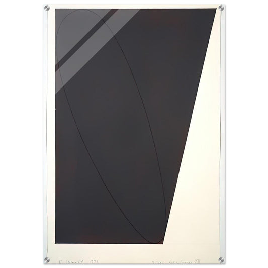 STUDY ATTIC SERIES XII 1991 - Robert Mangold Acrylic Print - 70x100 cm / 28x40″ inches | Robert Mangold Wall Art | Robert Mangold Prints