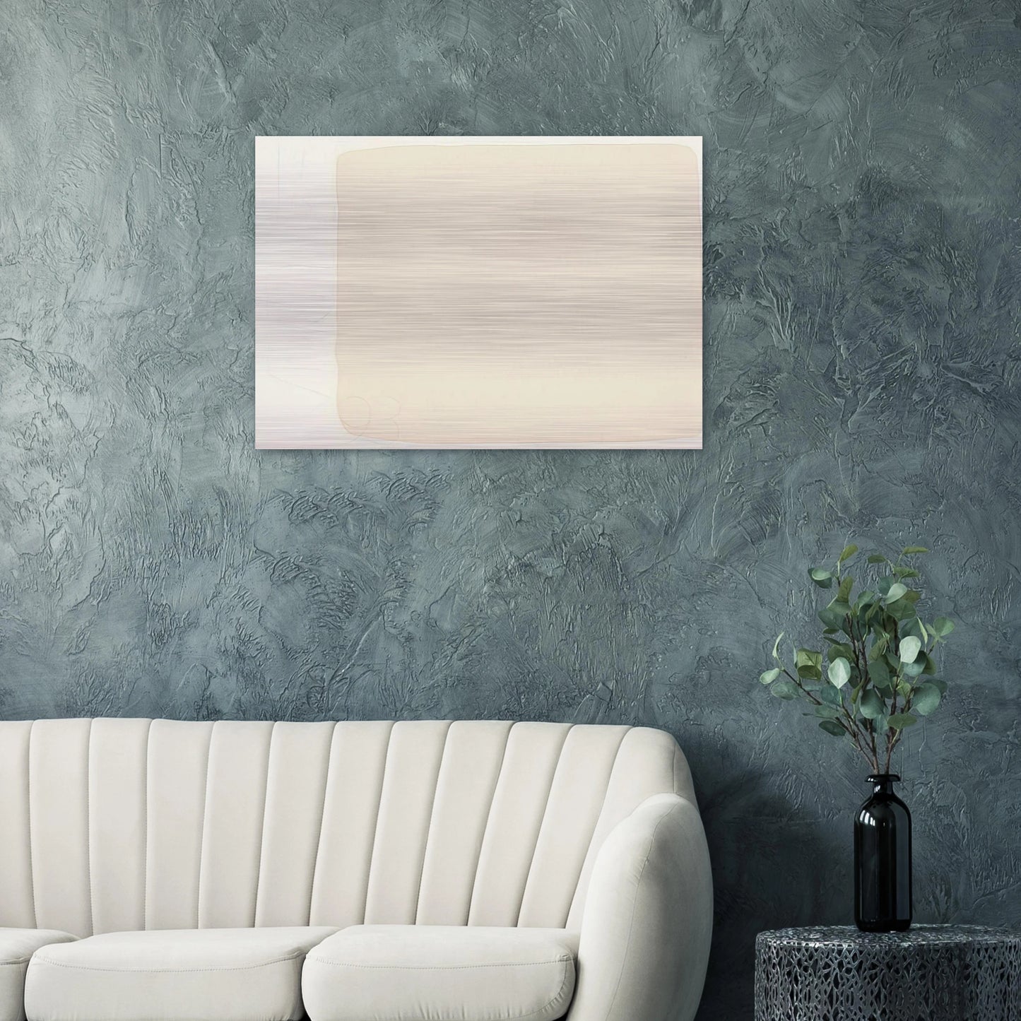 Untitled, from BAM III - Robert Ryman Brushed Aluminum Print - 70x100 cm / 28x40 inches | Robert Ryman Aluminum Print | Robert Ryman Prints