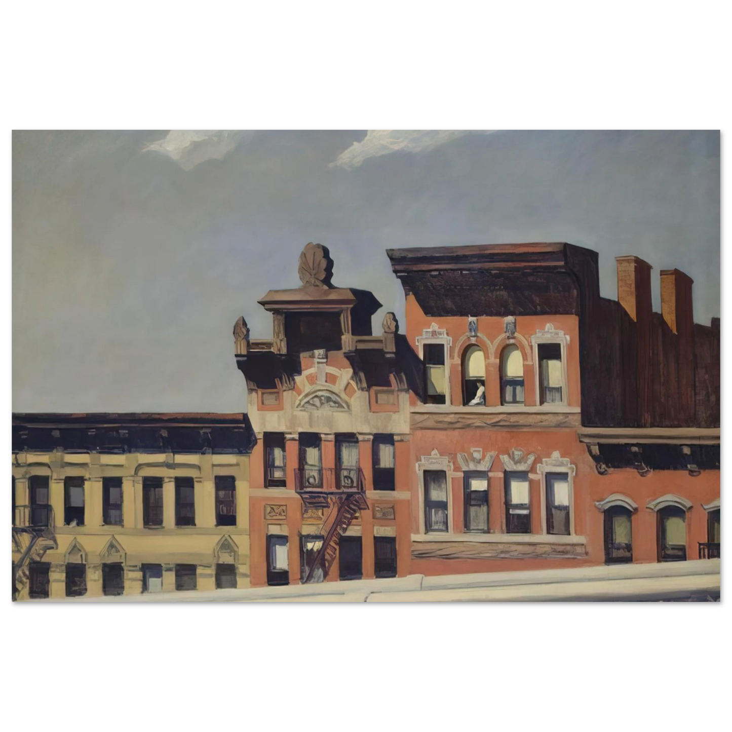 Edward Hopper - From Williamsburg Bridge Fine Art Poster