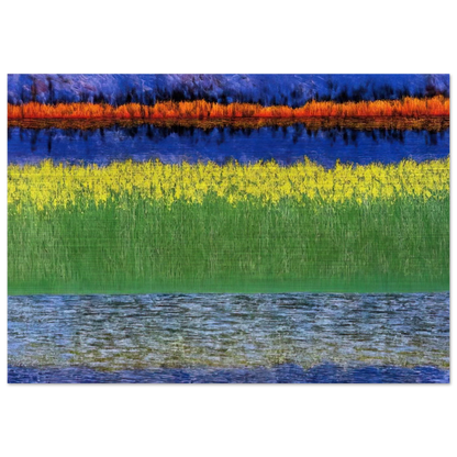 Sea of Grass - 1982 - Jimmy Ernst Brushed Aluminum Print - 70x100 cm / 28x40 inches | Jimmy Ernst Aluminum Print | Jimmy Ernst Prints