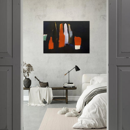 Bouteilles - Art Informel - Nicolas de Stael Brushed Aluminum Print - 70x100 cm / 28x40 inches | Nicolas de Stael Aluminum Print | Nicolas de Stael Prints