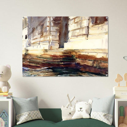 Steps of a Palace - John Singer Sargent Acrylic Print - 70x100 cm / 28x40″ inches