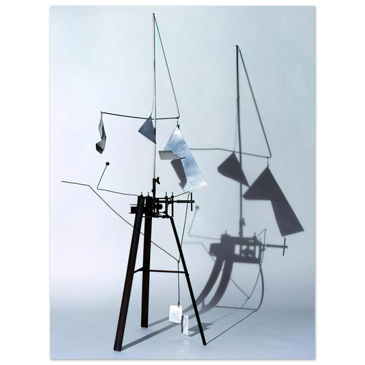 Bruno Munari - Useless Machine Arrhythmic Carousel - 1953  75x100 cm / 30x40inches Fine Art Poster