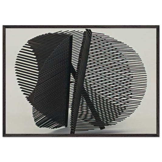 Esfera - 1959 - Gego 70x100 cm / 28x40 inches Framed Art Print – Black Wooden Frame