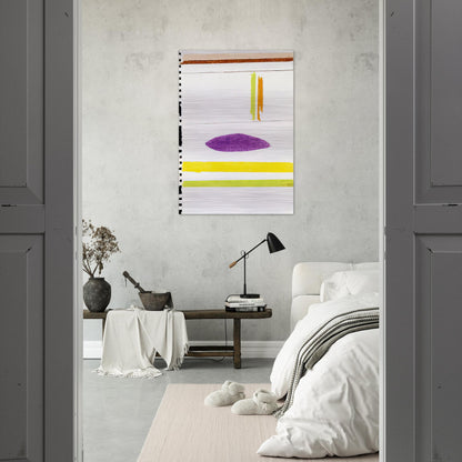Untitles - 1964 - Ronnie Landfield Brushed Aluminum Print - 70x100 cm / 28x40 inches | Ronnie Landfield Aluminum Print | Ronnie Landfield Prints