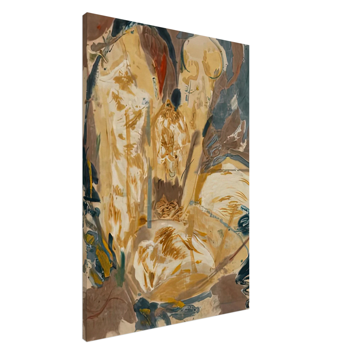 Helen Frankenthaler - Giralda, 1956- Wall Art - 60x80 cm / 24x32 inches - Premium Wooden Framed Poster With Fine Art Paper-canvas - Black frame