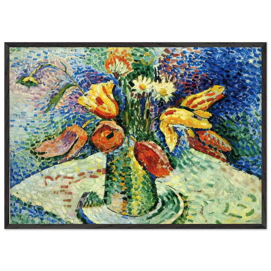 STILL LIFE 10 - Henri Matisse 70x100 cm / 28x40 inches Framed Art Print – Black Wooden Frame