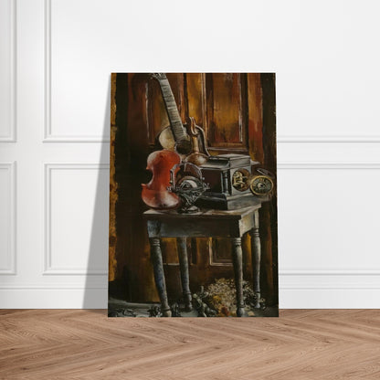 THIS ICHNOLITE OF MINE - Ivan Albright Brushed Aluminum Print - 70x100 cm / 28x40 inches | Ivan Albright Aluminum Print | Ivan Albright Prints