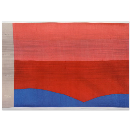 ODE TO THE BIEVRE 2007 1 - Louise Bourgeois Brushed Aluminum Print - 70x100 cm / 28x40 inches | Louise Bourgeois Aluminum Print | Louise Bourgeois Prints
