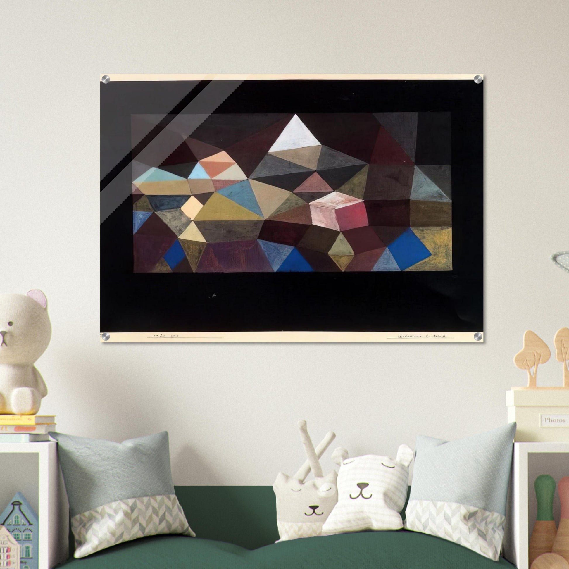 CRYSTALLINE LANDSCAPE 1929 - Paul Klee Acrylic Print - 70x100 cm / 28x40″ inches | Paul Klee Wall Art | Paul Klee Prints